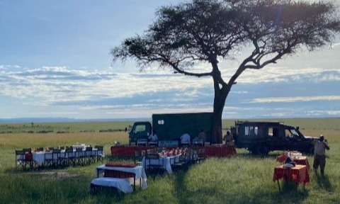 Diner safari Kenya, Tanzanie,Afrique